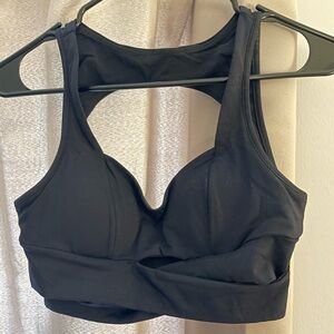 Women's Black Sports Bra